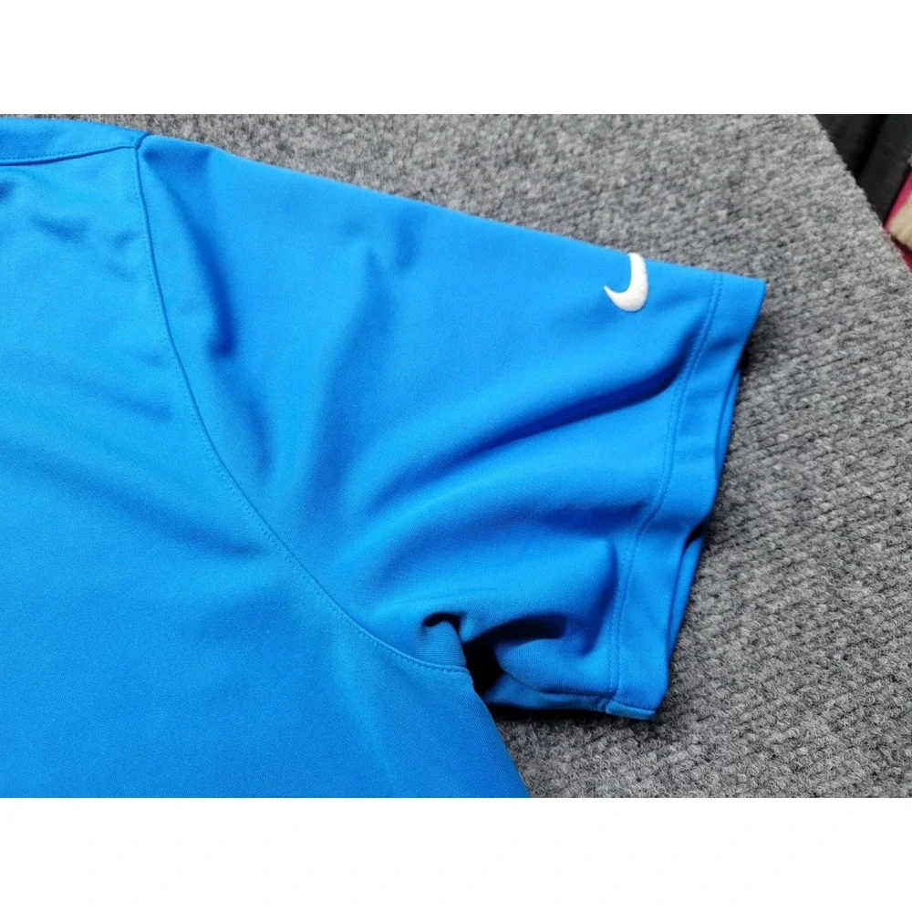 Nike Dri-Fit Golf Polo Standard Fit Mens XL Blue Short Sleeve GUC